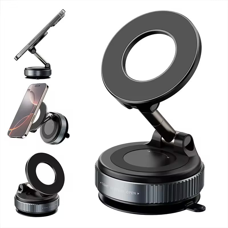 Support de téléphone magnétique à ventouse 360°