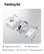 Support Magnétique Tour de Cou - Mains libres