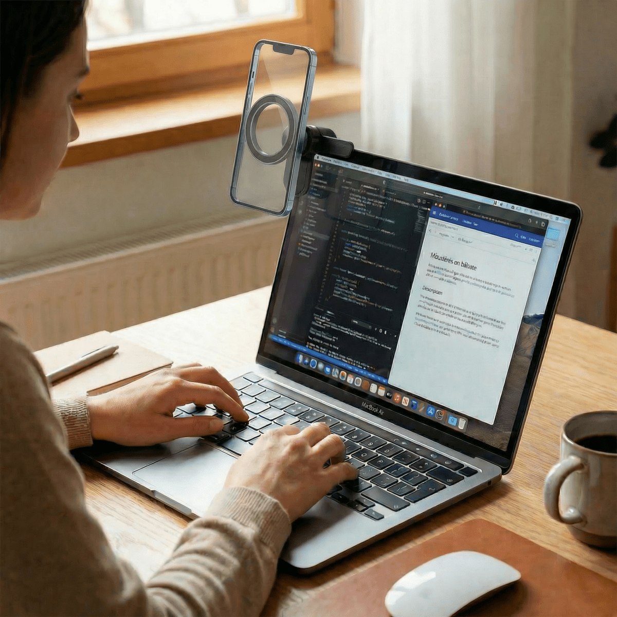 Support Magnétique Essentiel - Élevez Votre Écran, Fluidifiez Votre Espace. - MagneStick
