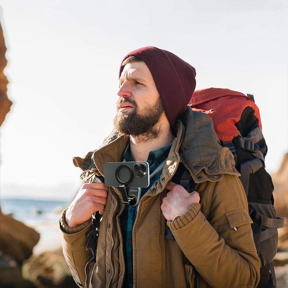 Support Magnétique Tour de Cou - Mains libres - MagneStick